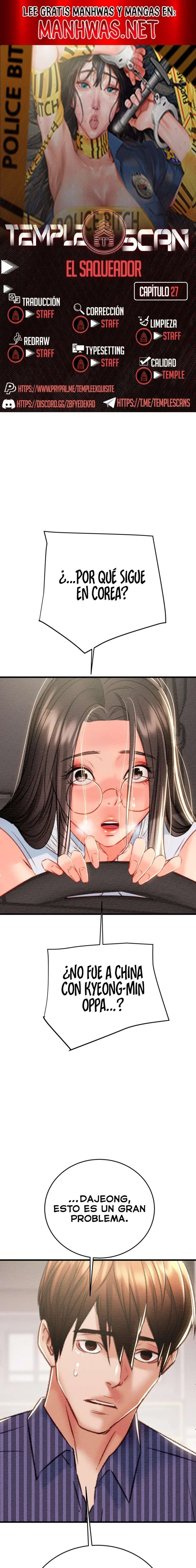 El Saqueador Capítulo 27 - Page 1