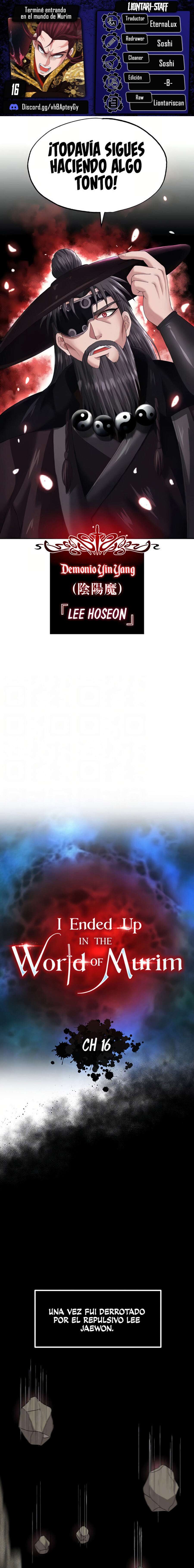 Terminé entrando en el mundo Murim Capítulo 16 - Page 1