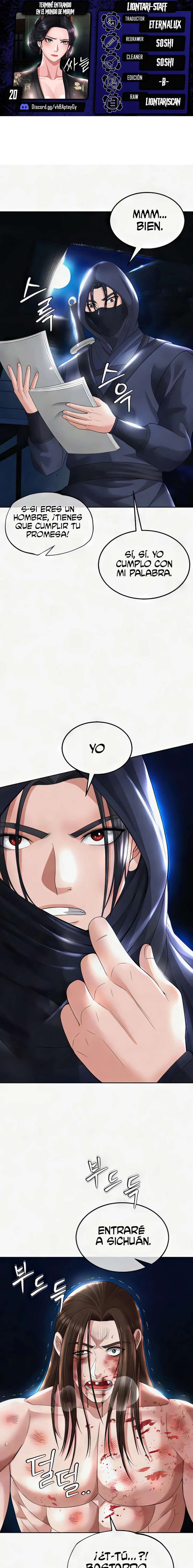 Terminé entrando en el mundo Murim Capítulo 20 - Page 1