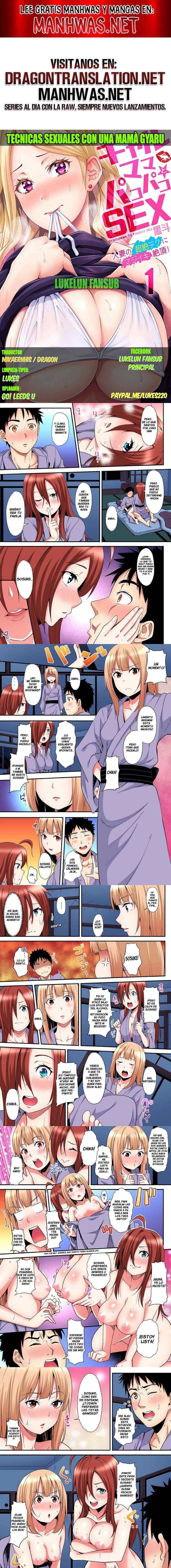 Técnicas educativas con una mamá gyaru Capítulo 46 - Page 1