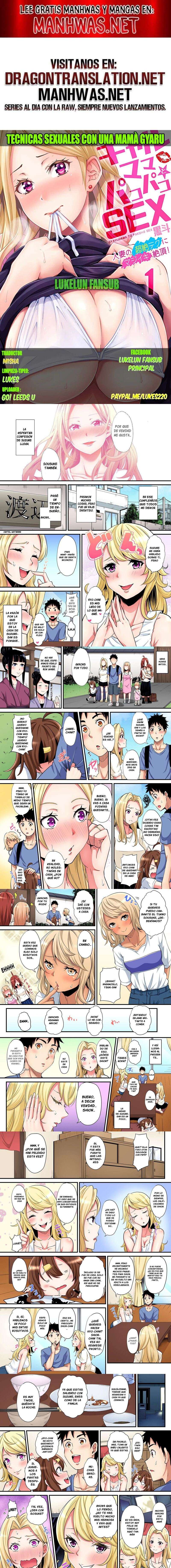 Técnicas educativas con una mamá gyaru Capítulo 54 - Page 1