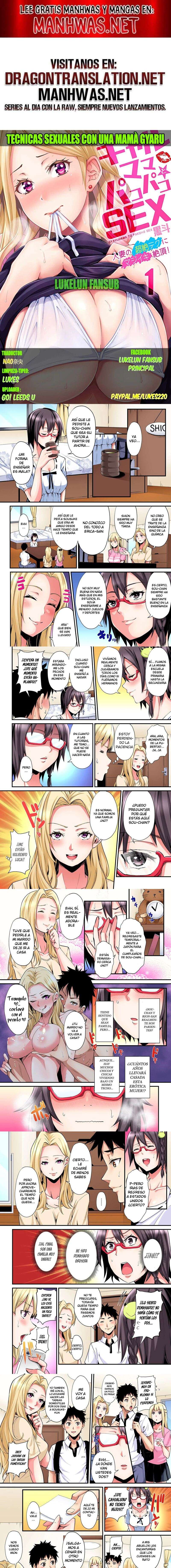 Técnicas educativas con una mamá gyaru Capítulo 63 - Page 1