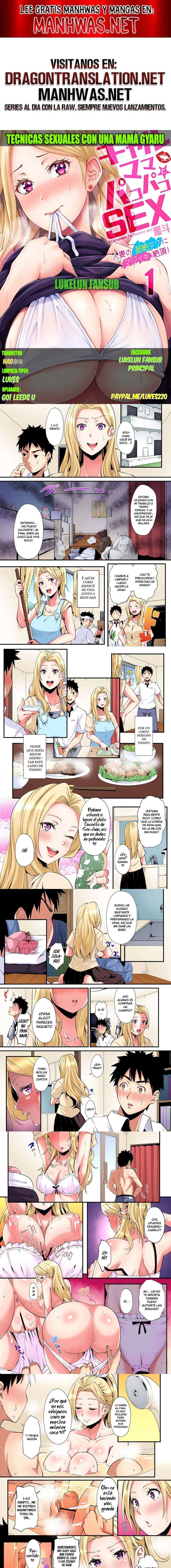 Técnicas educativas con una mamá gyaru Capítulo 64 - Page 1