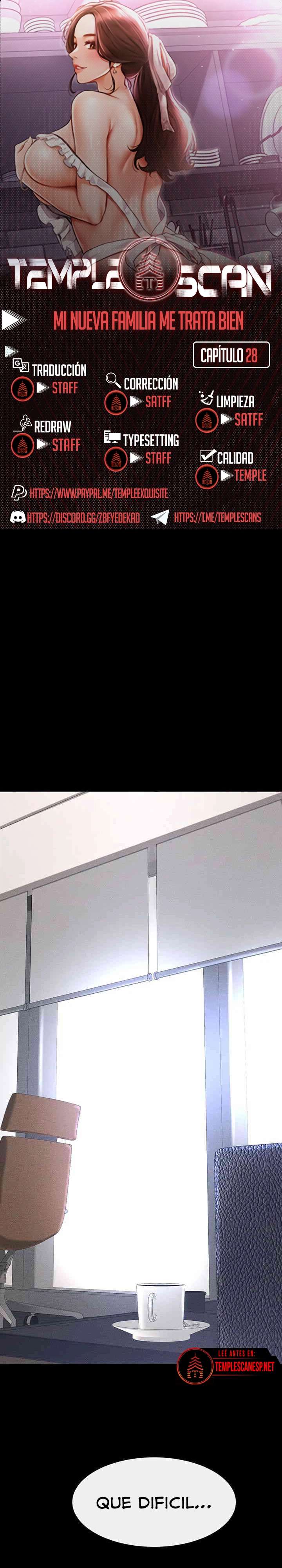 Mi nueva familia es muy amable. Capítulo 28 - Page 1