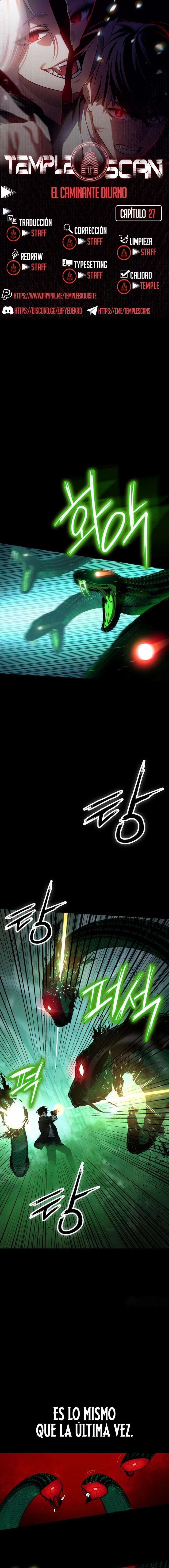 El Caminante Diurno Capítulo 27 - Page 1