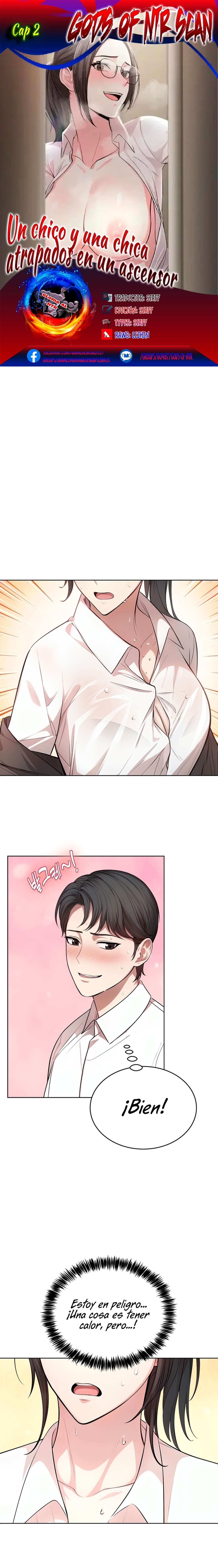 Un chico y una chica atrapados en un ascensor Capítulo 2 - Page 1