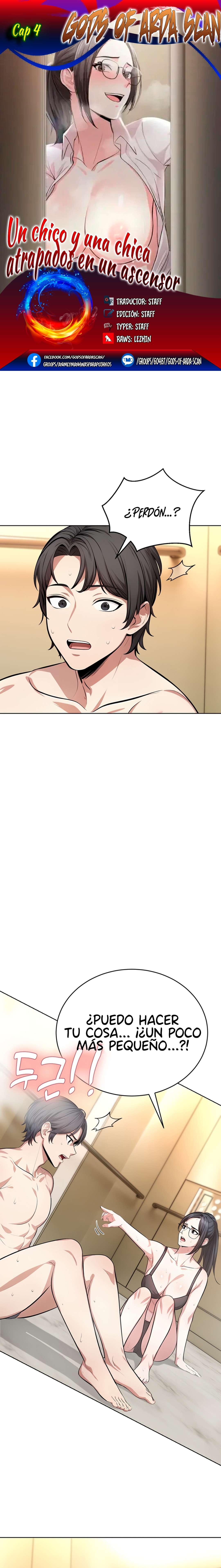 Un chico y una chica atrapados en un ascensor Capítulo 4 - Page 1