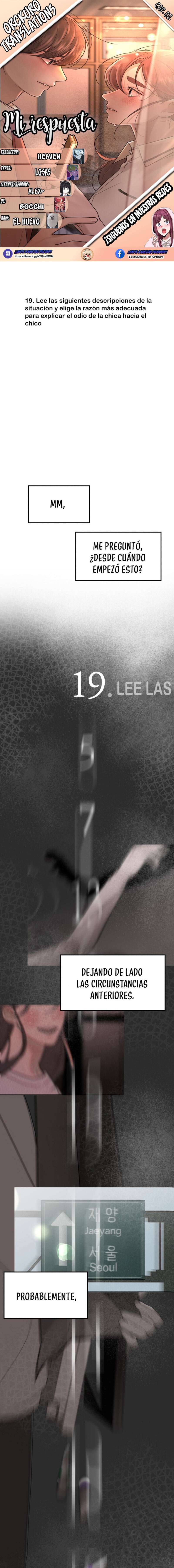 Mi Respuesta Capítulo 2 - Page 1