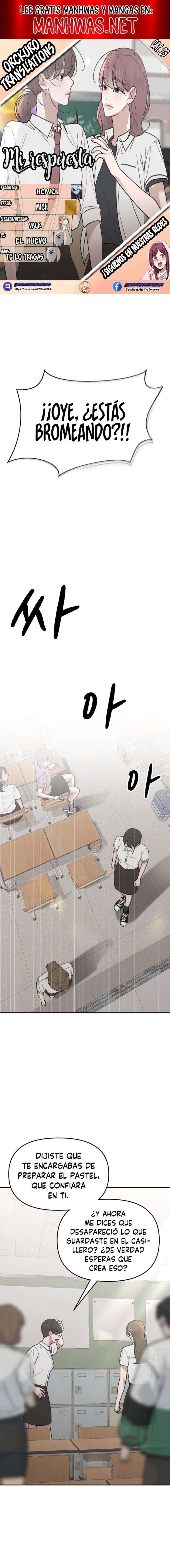 Mi Respuesta Capítulo 23 - Page 1