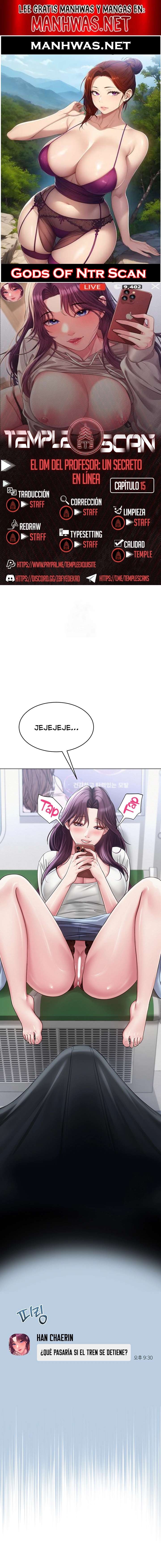 El DM Del Profesor: Un Secreto En Línea Capítulo 15 - Page 1