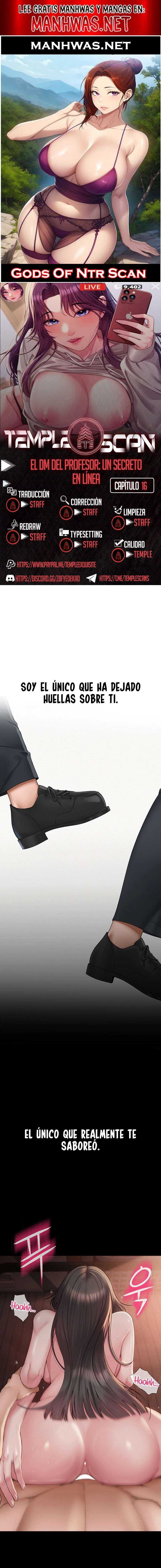 El DM Del Profesor: Un Secreto En Línea Capítulo 16 - Page 1