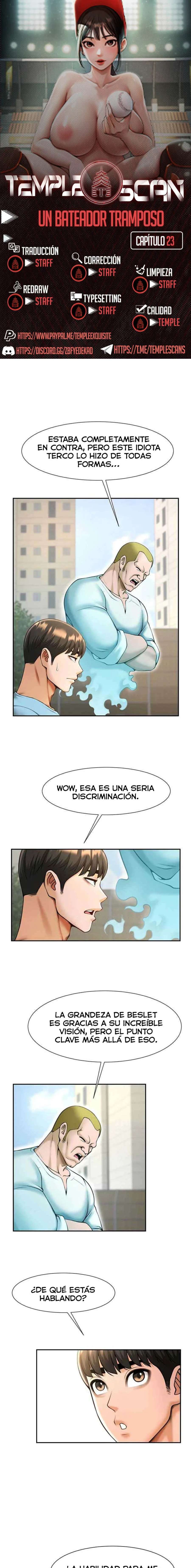 El bateador tramposo quien se come a todas Capítulo 23 - Page 1