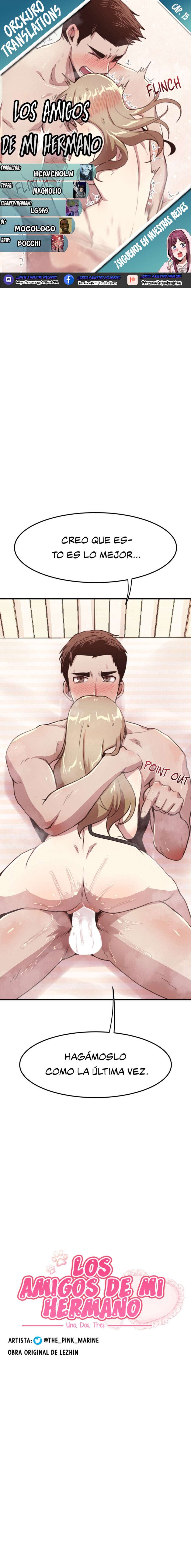 Los Amigos de mi Hermano Capítulo 15.5 - Page 1