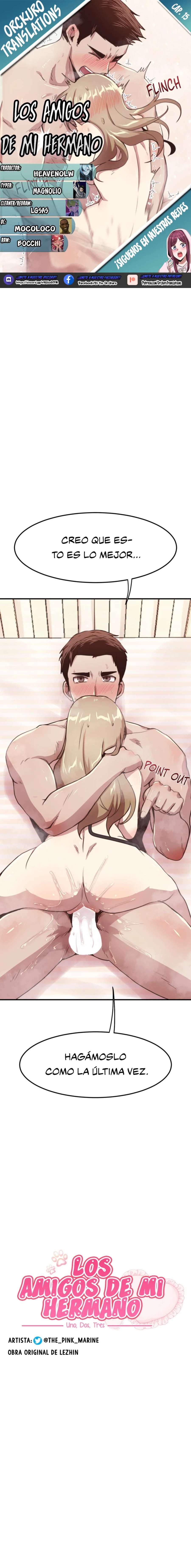 Los Amigos de mi Hermano Capítulo 15 - Page 1