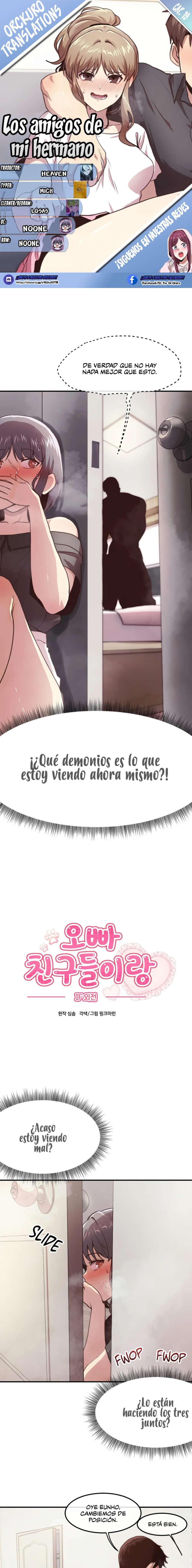 Los Amigos de mi Hermano Capítulo 19 - Page 1