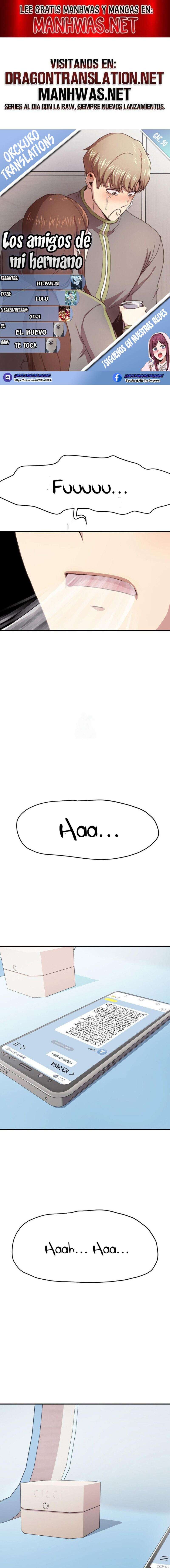 Los Amigos de mi Hermano Capítulo 30 - Page 1
