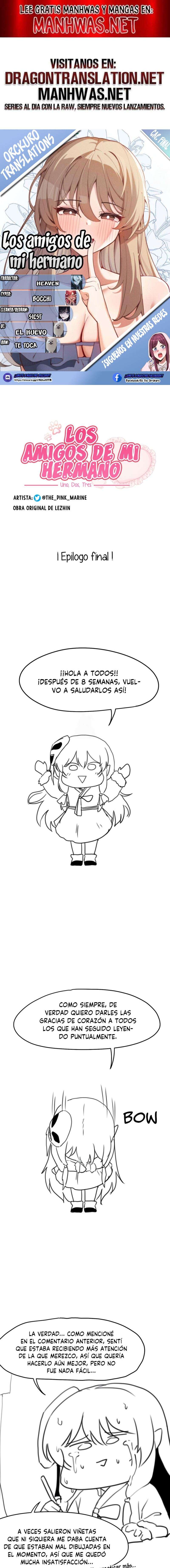 Los Amigos de mi Hermano Capítulo 34 - Page 1