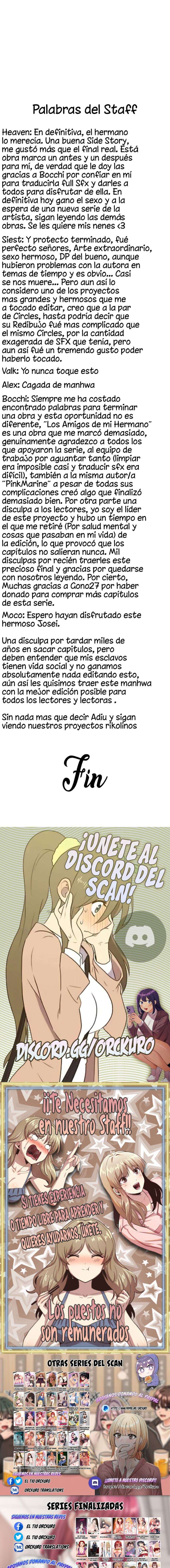 Los Amigos de mi Hermano Capítulo 34 - Page 15