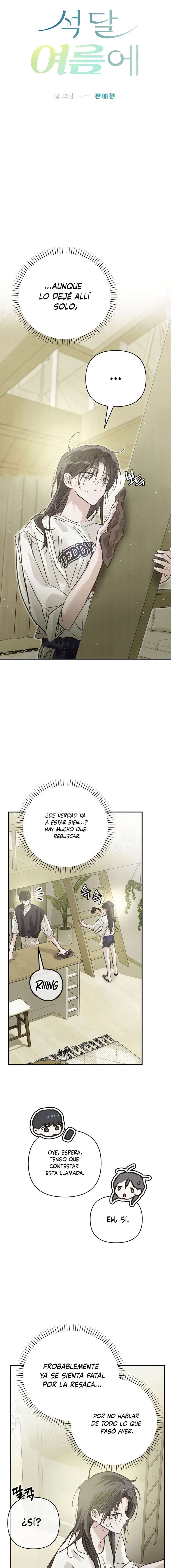 En Tres Meses De Verano Capítulo 19 - Page 3