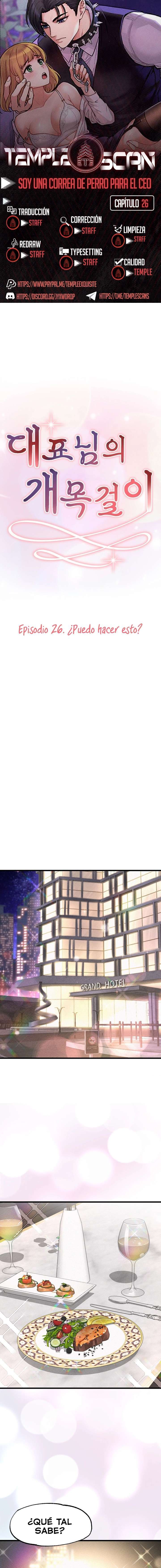 Soy Una Correa De Perro Para El CEO Capítulo 26 - Page 1