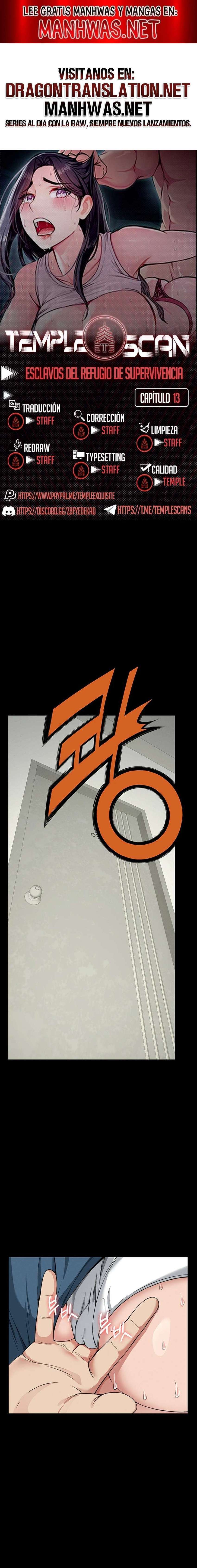 Esclavos Del Refugio De Supervivencia Capítulo 13 - Page 1