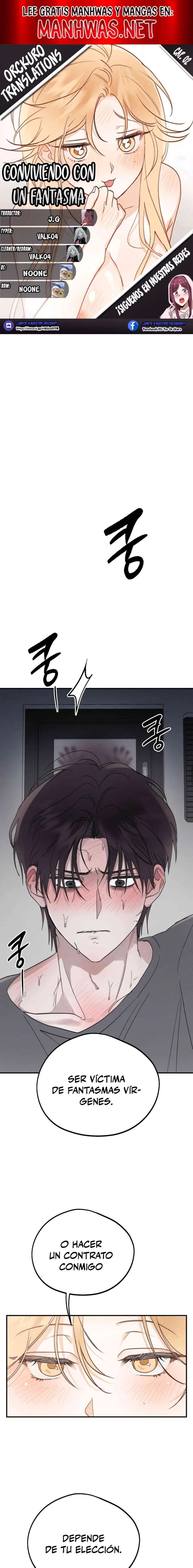 Conviviendo con una fantasma Capítulo 2 - Page 1