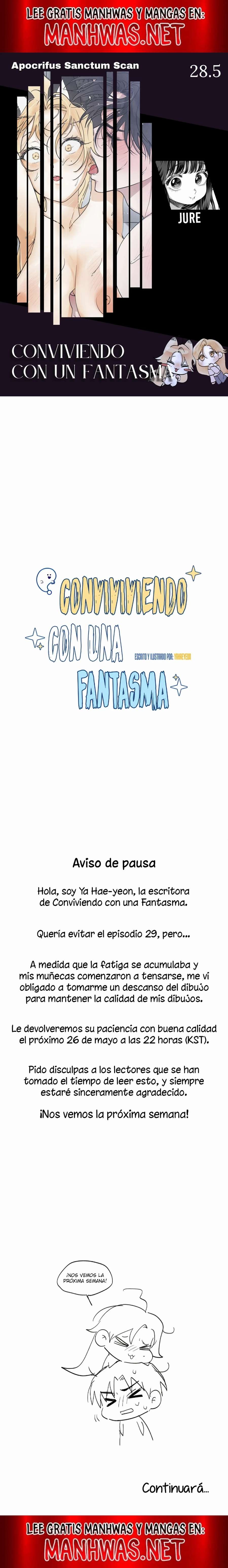 Conviviendo con una fantasma Capítulo 28.5 - Page 1