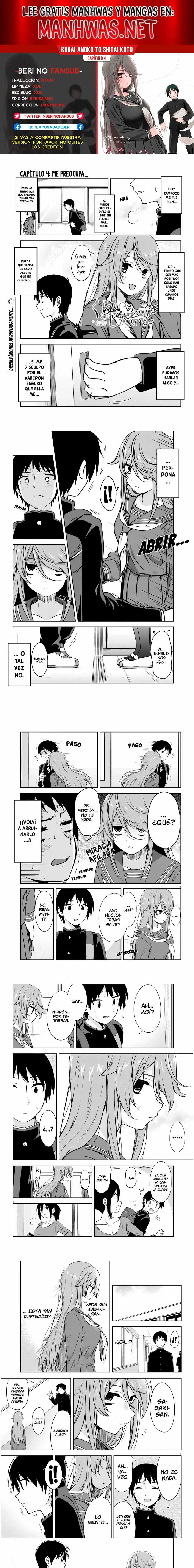 Kurai Anoko to Shitai koto Capítulo 4 - Page 1