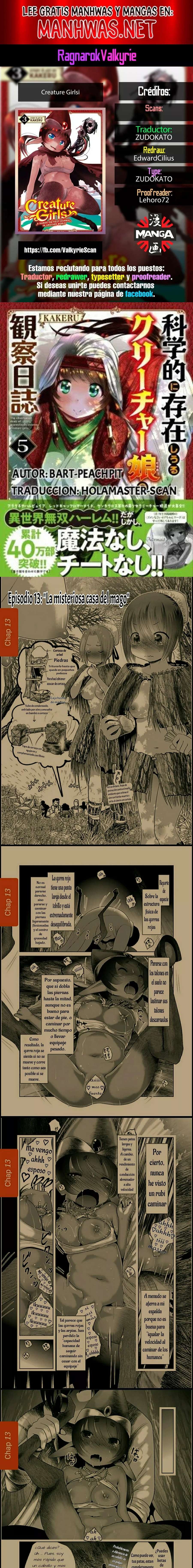 Creature Girls: A Hands-On Field Journal in Another World Capítulo 13 - Page 1