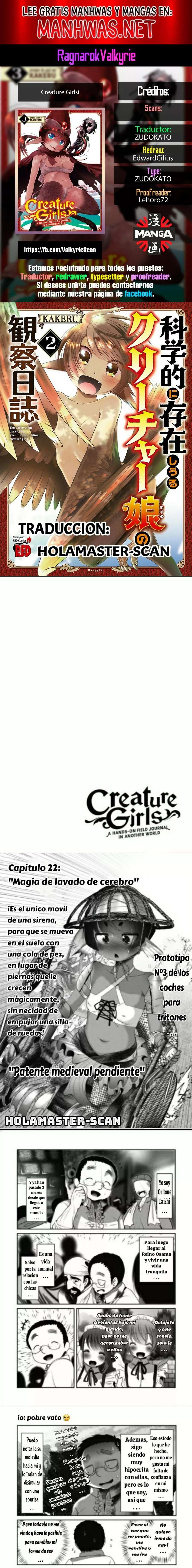 Creature Girls: A Hands-On Field Journal in Another World Capítulo 22 - Page 1