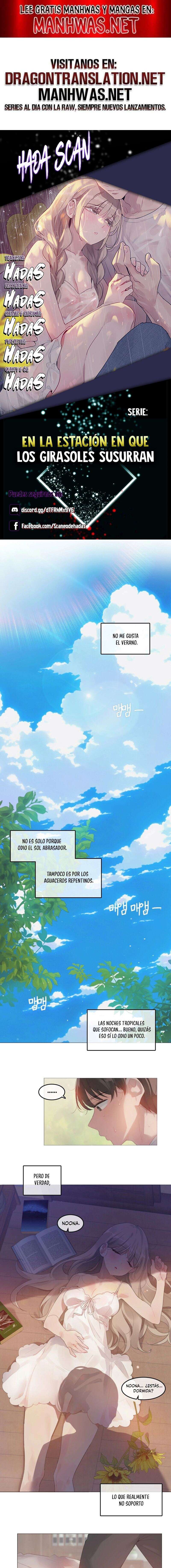 En la estación en que los girasoles susurran Capítulo 1 - Page 1