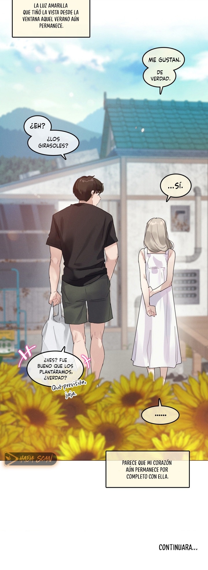 En la estación en que los girasoles susurran Capítulo 6.5 - Page 5