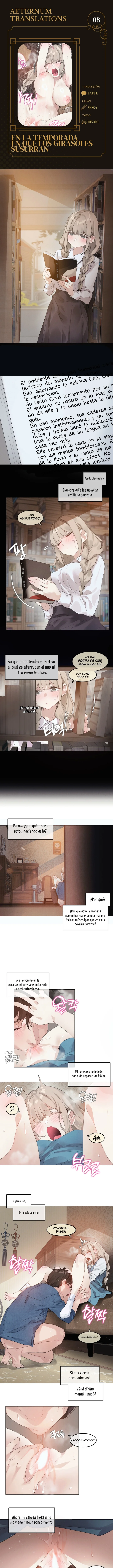 En la estación en que los girasoles susurran Capítulo 8 - Page 1