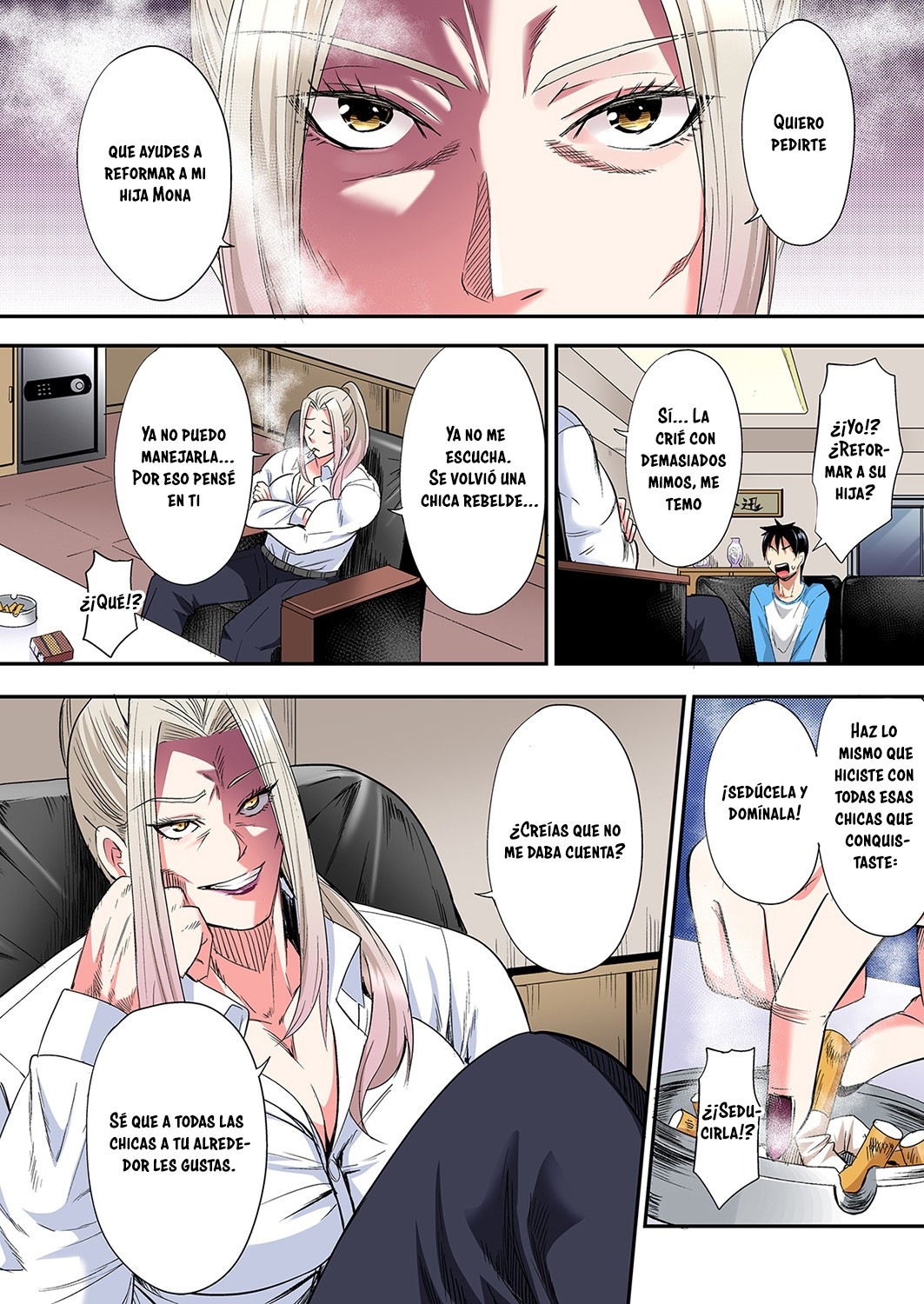 Técnicas sexuales con una mamá gyaru Capítulo 111 - Page 3