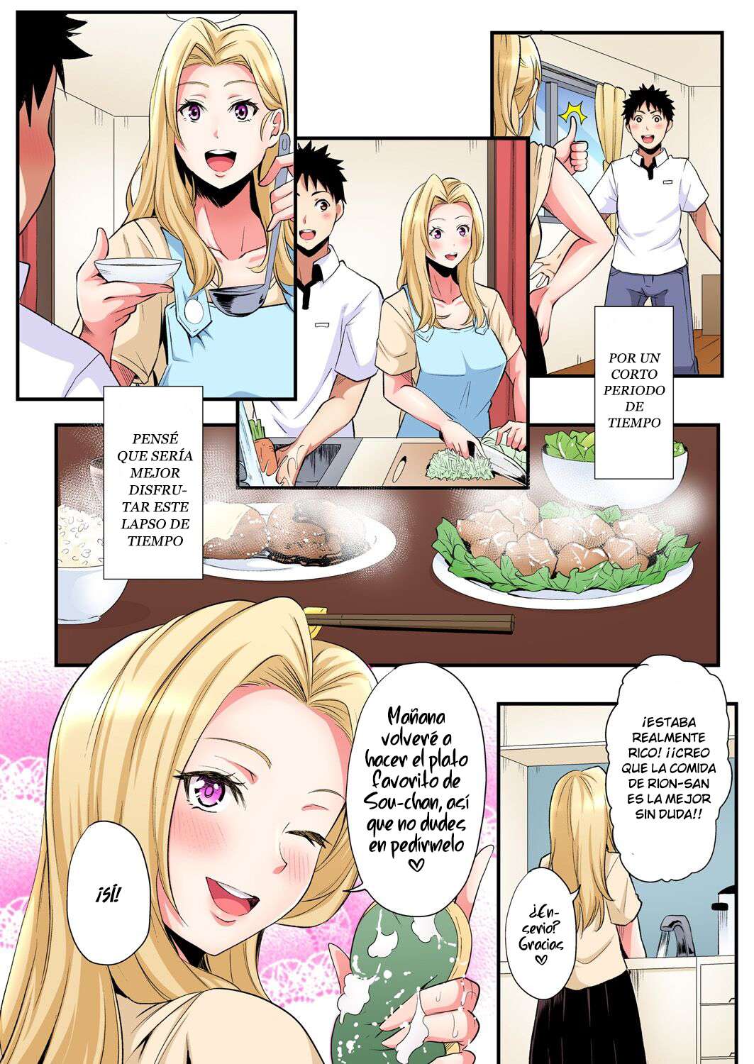 Técnicas sexuales con una mamá gyaru Capítulo 64 - Page 3