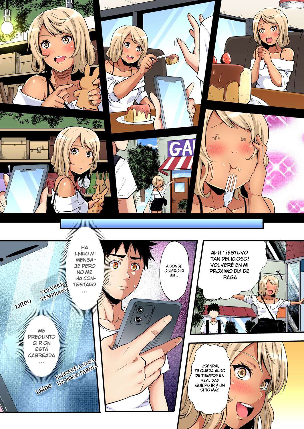 Técnicas sexuales con una mamá gyaru Capítulo 66 - Page 8