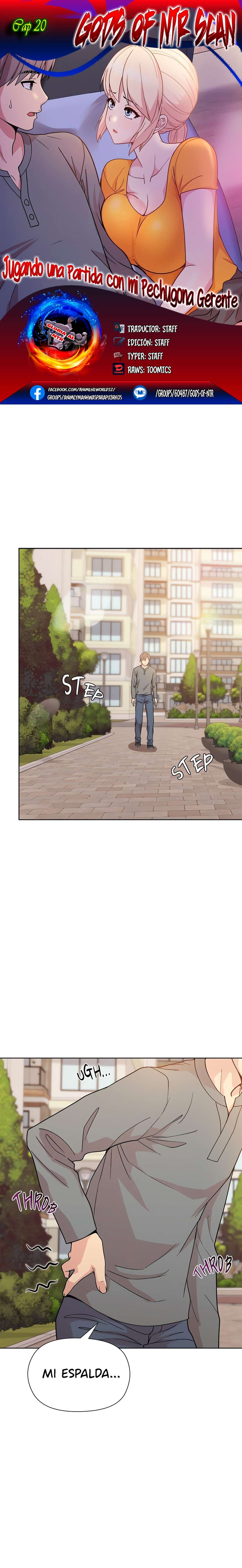 Jugando una Partida con mi Pechugona Gerente Capítulo 20 - Page 1