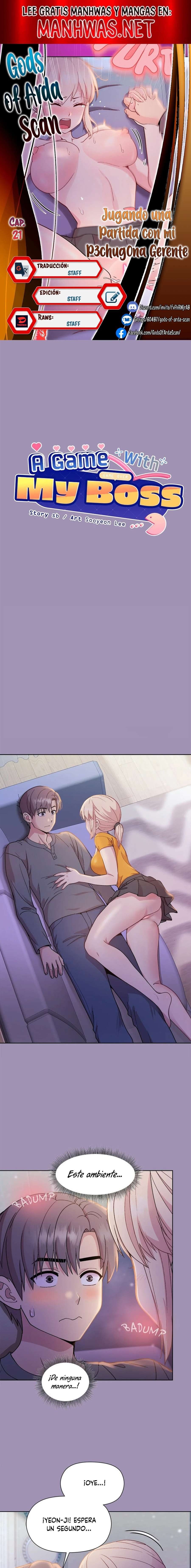 Jugando una Partida con mi Pechugona Gerente Capítulo 21 - Page 1