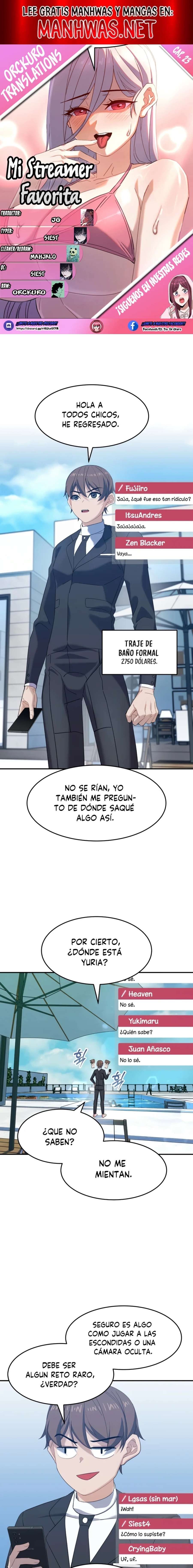 Mi Streamer Favorita Capítulo 23 - Page 1