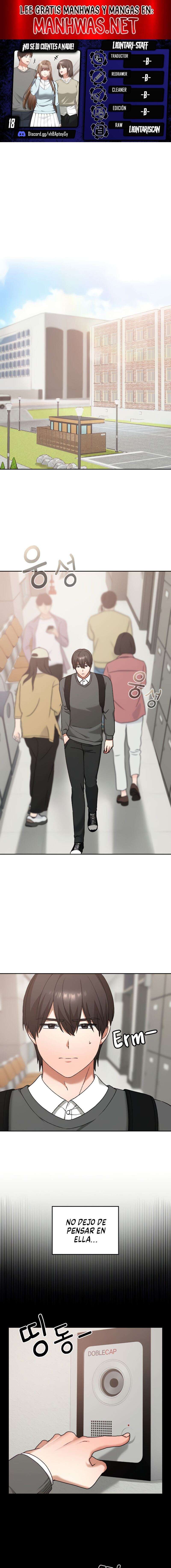 ¡No se lo cuentes a nadie! Capítulo 18 - Page 1