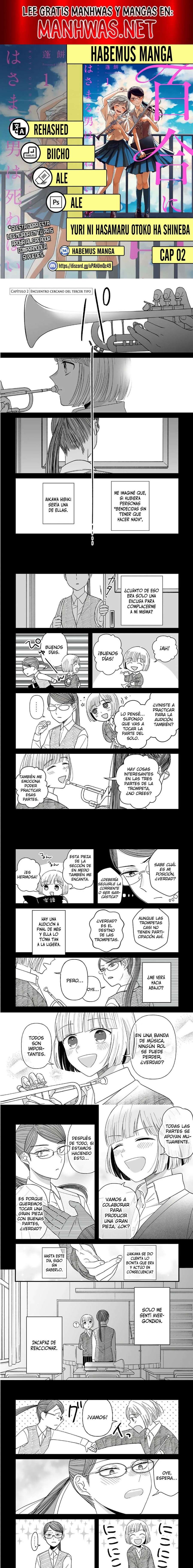 Yuri ni Hasamaru Otoko wa Shineba Ii?! Capítulo 2 - Page 1