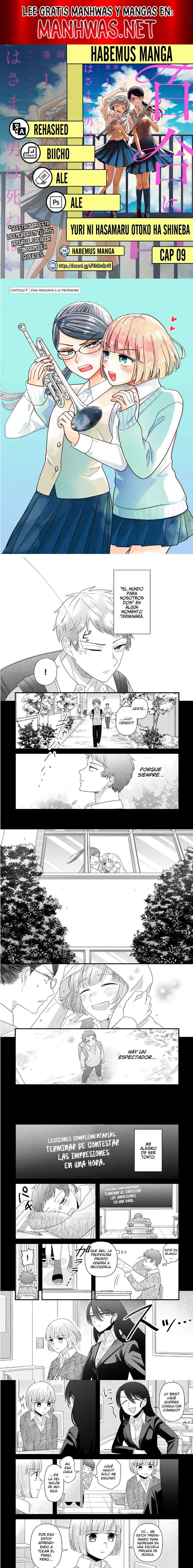 Yuri ni Hasamaru Otoko wa Shineba Ii?! Capítulo 9 - Page 1