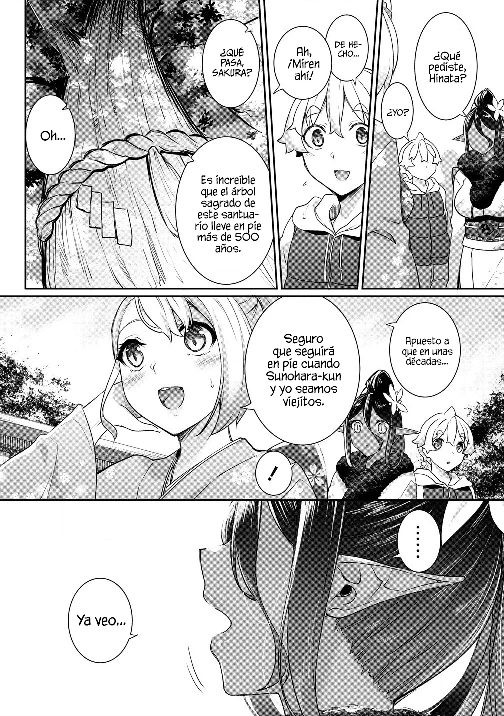 Chotto dake ai ga omoi Dark Elf ga Isekai kara oikakete kita Capítulo 20.1 - Page 9