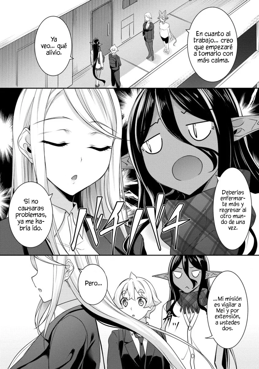 Chotto dake ai ga omoi Dark Elf ga Isekai kara oikakete kita Capítulo 22.2 - Page 11