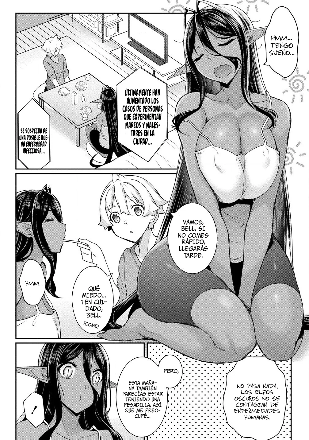 Chotto dake ai ga omoi Dark Elf ga Isekai kara oikakete kita Capítulo 23.1 - Page 9