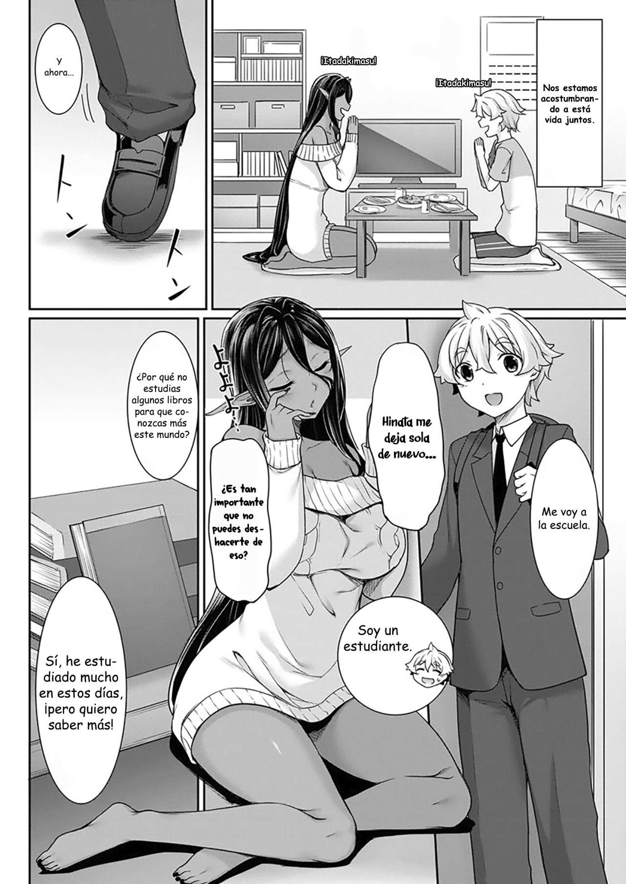 Chotto dake ai ga omoi Dark Elf ga Isekai kara oikakete kita Capítulo 3 - Page 5