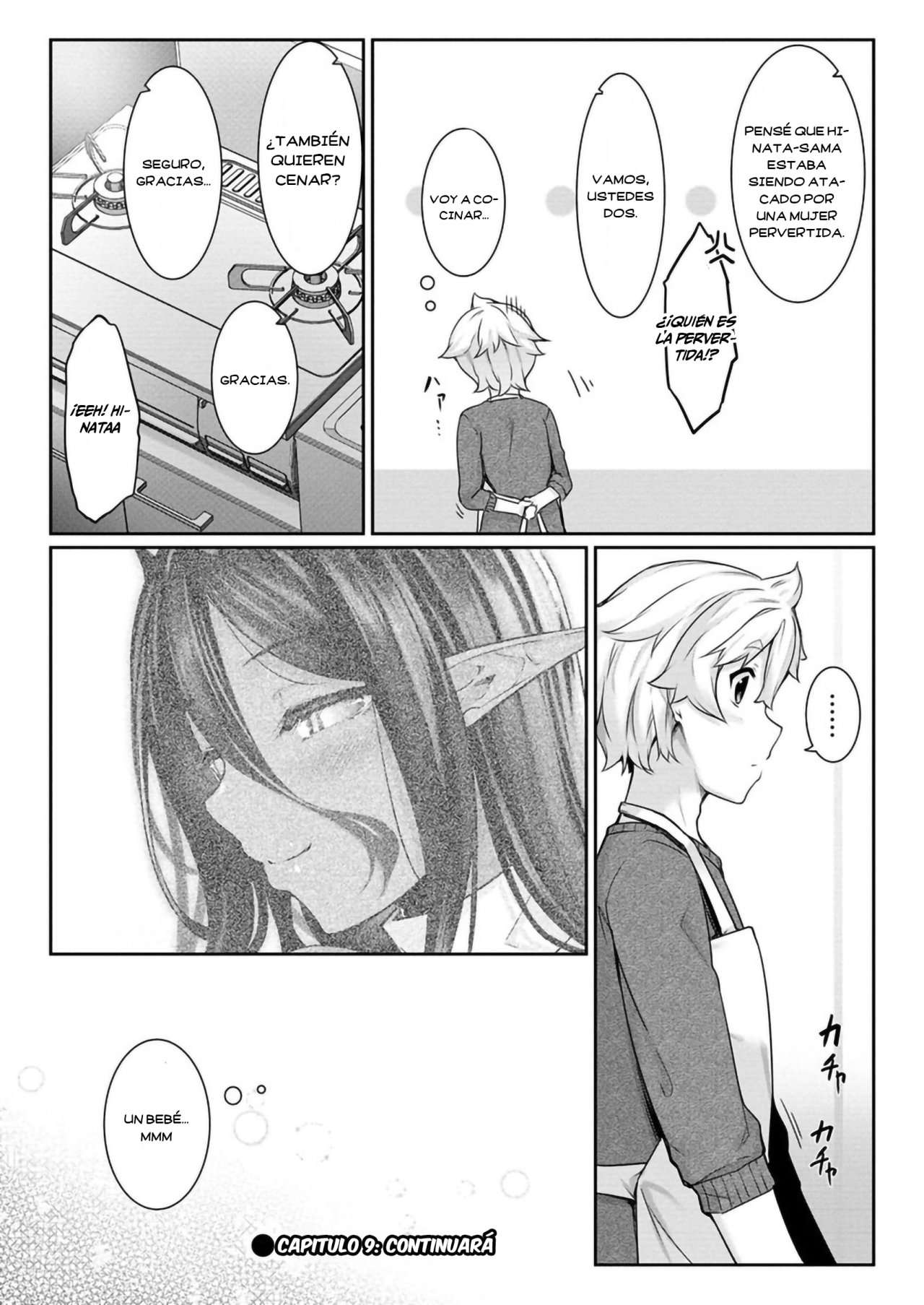 Chotto dake ai ga omoi Dark Elf ga Isekai kara oikakete kita Capítulo 8.5 - Page 10