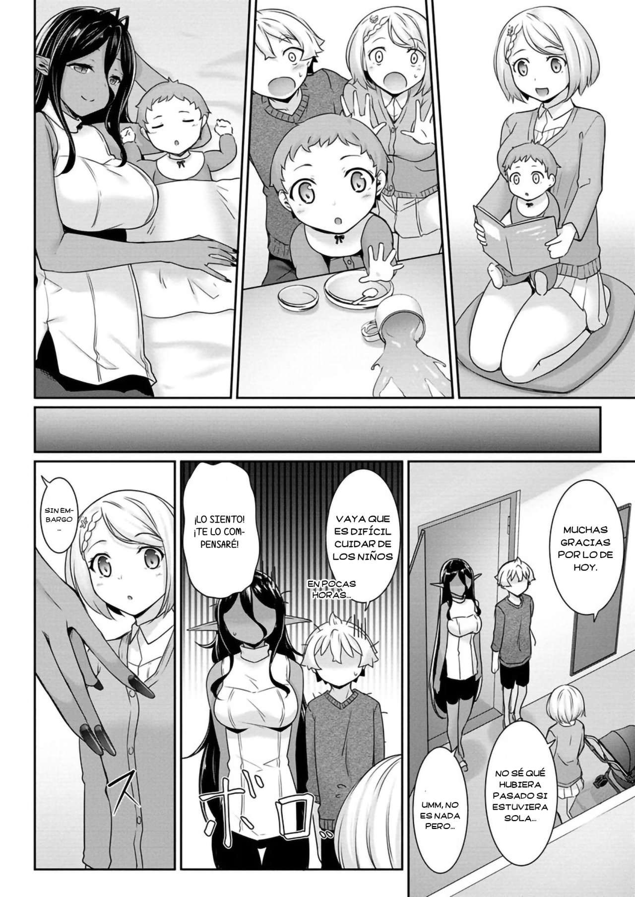 Chotto dake ai ga omoi Dark Elf ga Isekai kara oikakete kita Capítulo 8.5 - Page 4