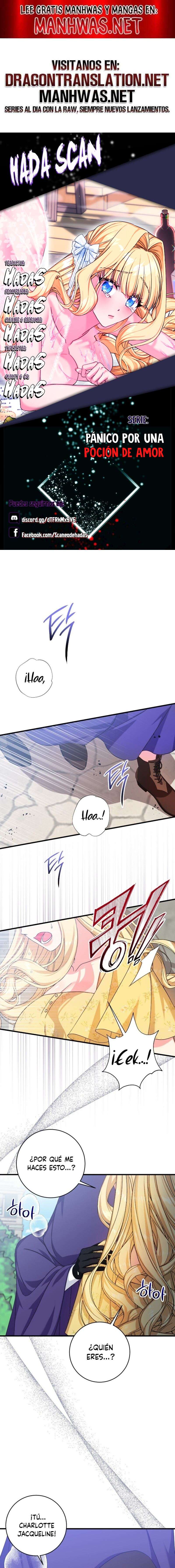 Pánico por una poción de amor Capítulo 8 - Page 1