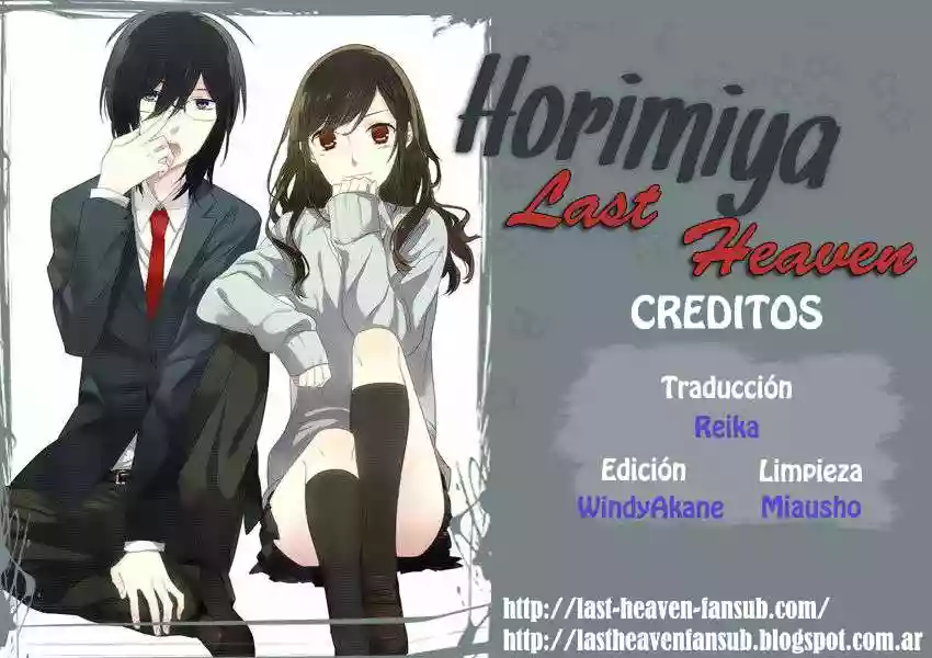 Horimiya Capítulo 26 - Page 1
